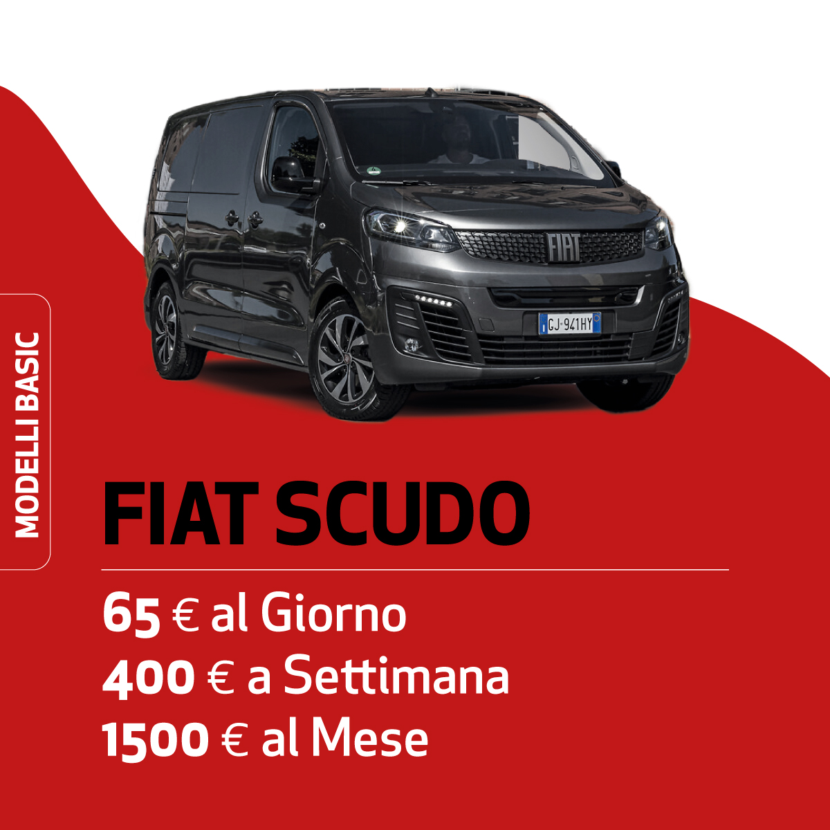 FIAT SCUDO noleggio breve termine