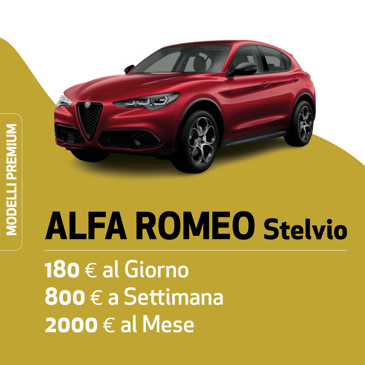 ALFA ROMEO Stelvio noleggio breve termine