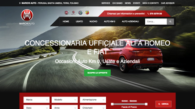 Una nuova veste per il nostro sito internet - Sito Web Marchi Auto Perugia